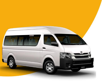 Spacious Van for Group Umrah Travel - Comfortable Ride